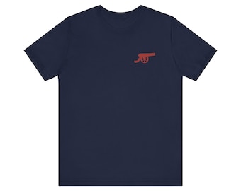 Arsenal Cannon T-Shirt aus Baumwolle, Fußball-Fußball-T-Shirt