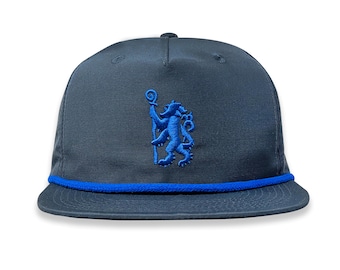 Chelsea Lion Hat - One Size Fits All Polyester Soccer Football Lightweight Rope Hat