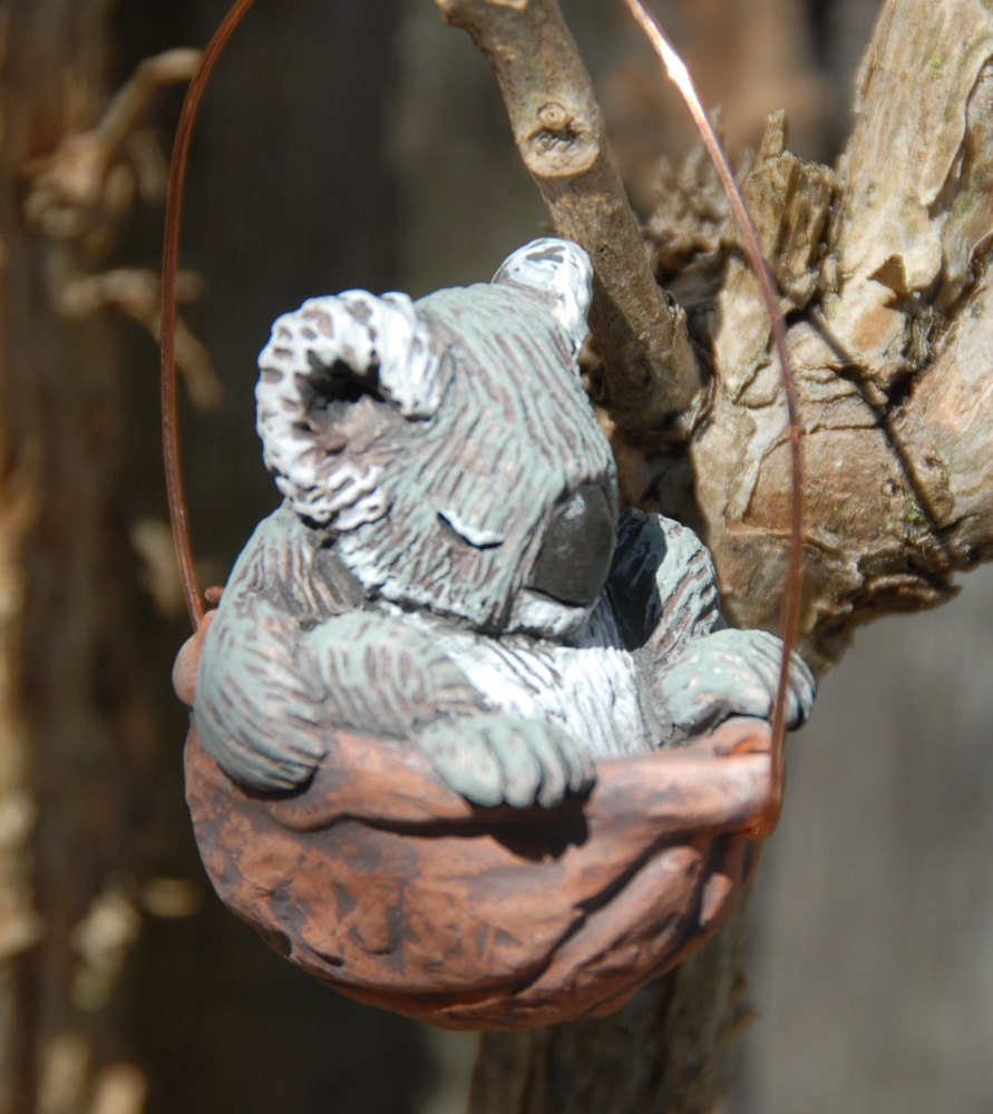 Sleeping Koala Ornament