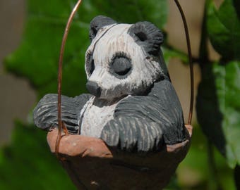 Sleeping Panda Nut Ornament