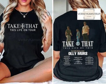 Camiseta Take That This Life On Tour 2024, camiseta Take That Concert 2024, camiseta de gira musical, regalo de fan de Take That Band, gira 2024, esta vida