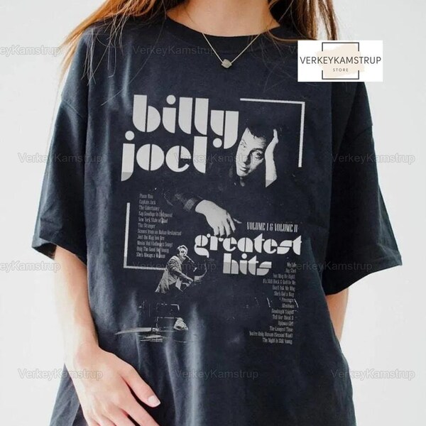 Vintage Billy Joel Shirt, Billy Joel 2024 Shirt, Billy Joel Concert, Tour 2024 Shirt, Stevie Nicks, Rock Roll Billy Joel Shirt, Music T