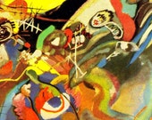 Composition VII Sketch 1 Wassily Kandinsky 1913 Art Masters Vintage Color Lithograph Poster To Frame