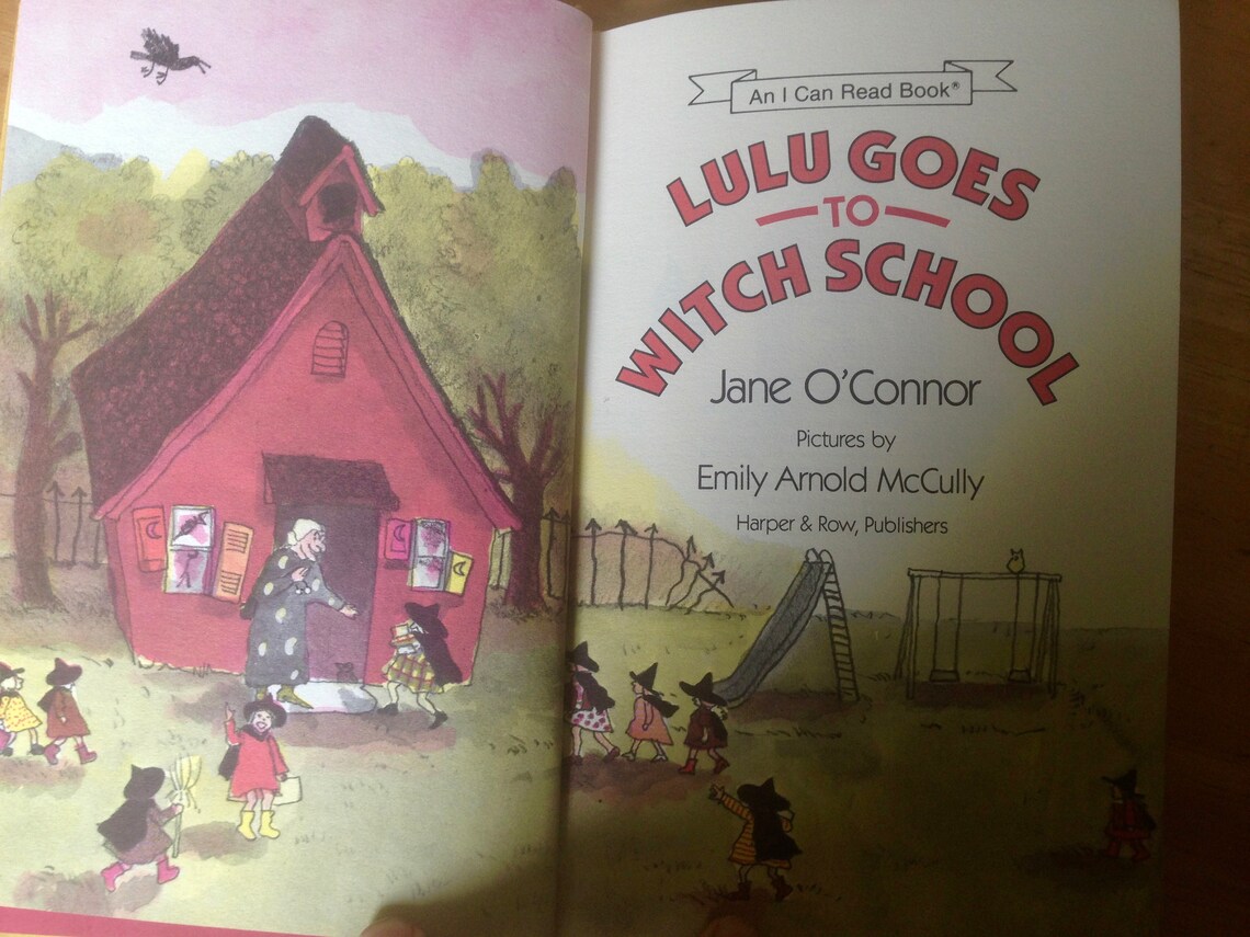 Lulu Goes to Witch School Jane O'connor 1987 First Edition - Etsy