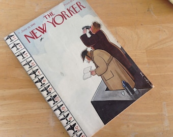 The New Yorker Magazine June 15 1942 Vintage Original Great Ads WWII Wartime Wartime Rea Irvin Cover.