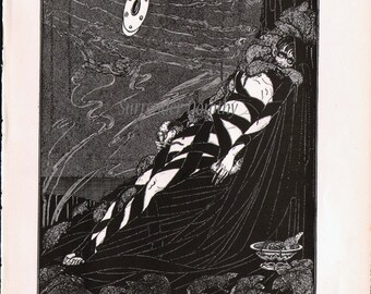 クラーク画集 ハリークラーク ポー 1920年 初版 ハリー クラーク Harry