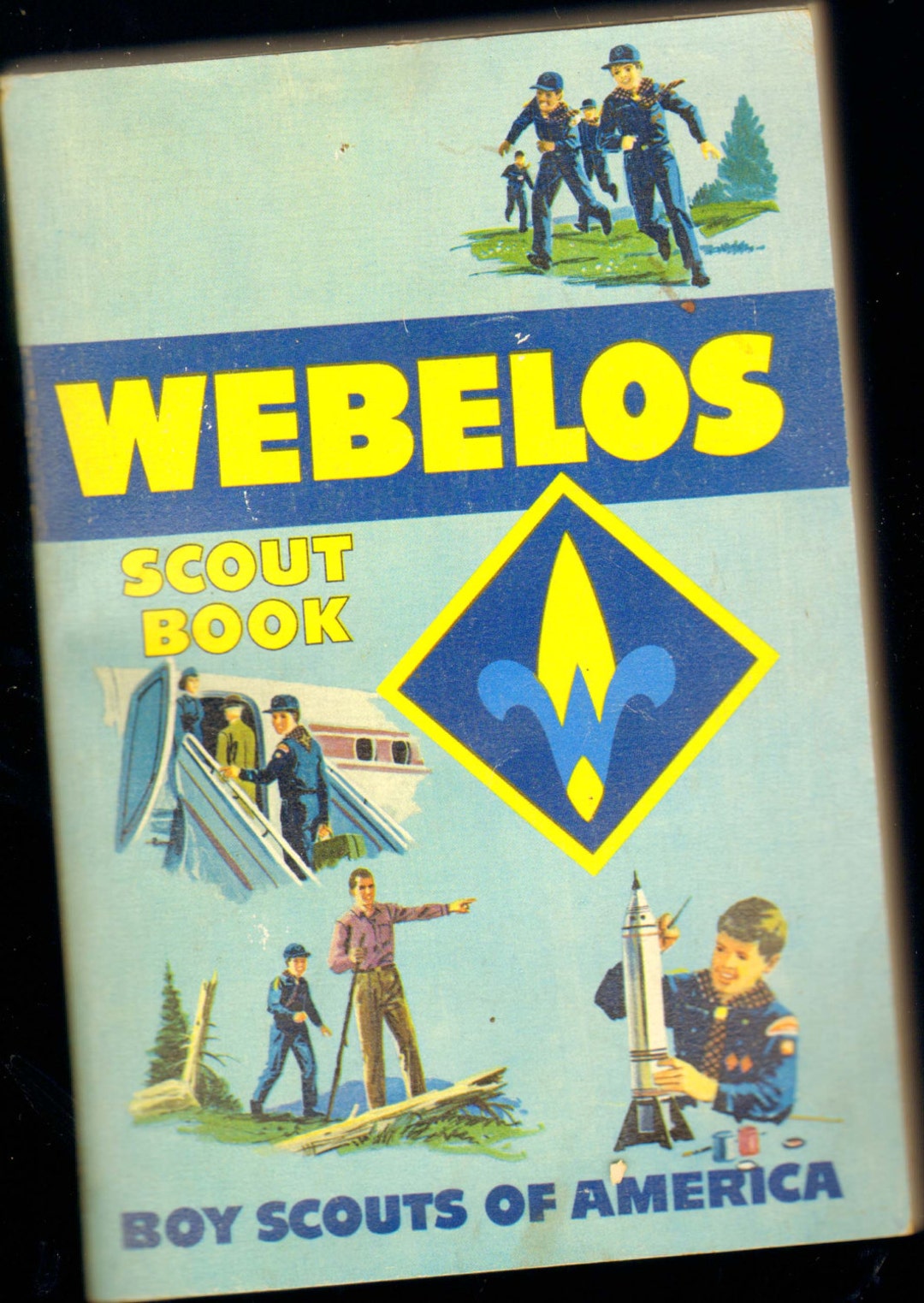 Webelos Scout Book Boy Scouts of America No 3209 BSA Vintage