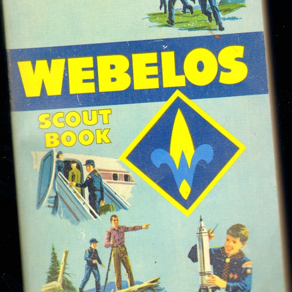 Webelos Scout Book Boy Scouts of America No 3209 BSA Vintage Classic 1967 Cub Scout