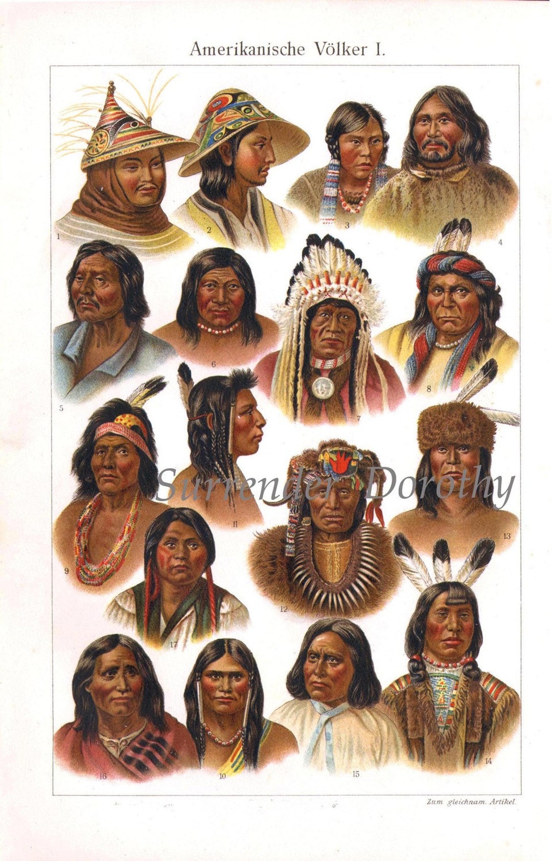 Native American People of North America 1907 Vintage Edwardian Antique  Chromolithograph Print First Nations - Etsy Canada