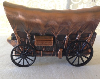 Copper Bank Covered Wagon Conestoga 1971 Banthrico Chicago USA 1971