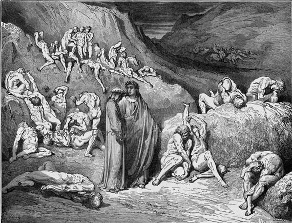 Falsifiers and Forgers Tormented With Itching Inferno Canto 29