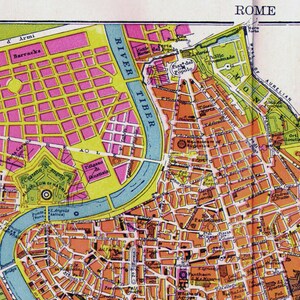 ローマ イタリア 地図 アンティーク 銅版画 ヨーロッパ地図 1892 ビクトリア朝 地理 アート 額装