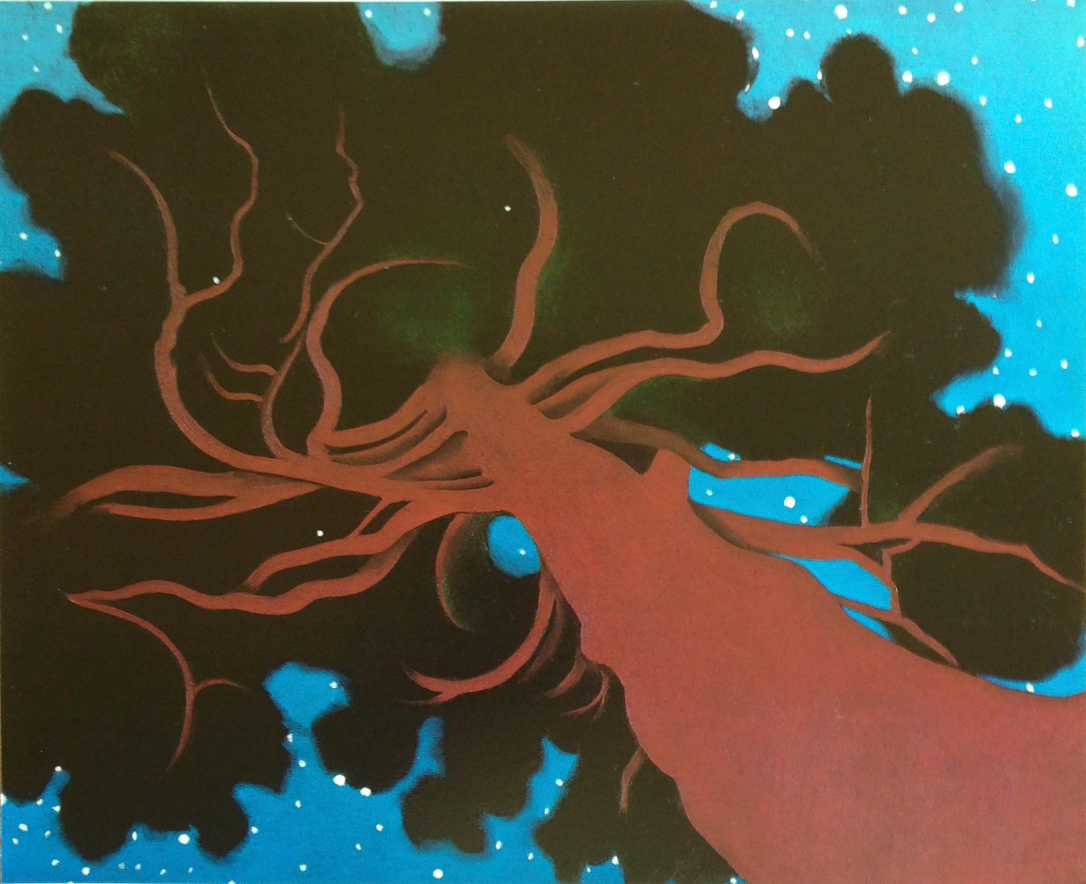 Georgia O'keefe the Lawrence Tree 1929 Vintage Botanical Color