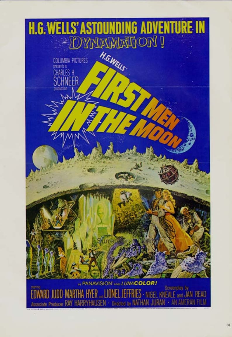 Five Million Years to Earth 1960s Sci Fi Horror Movie Poster | Etsy