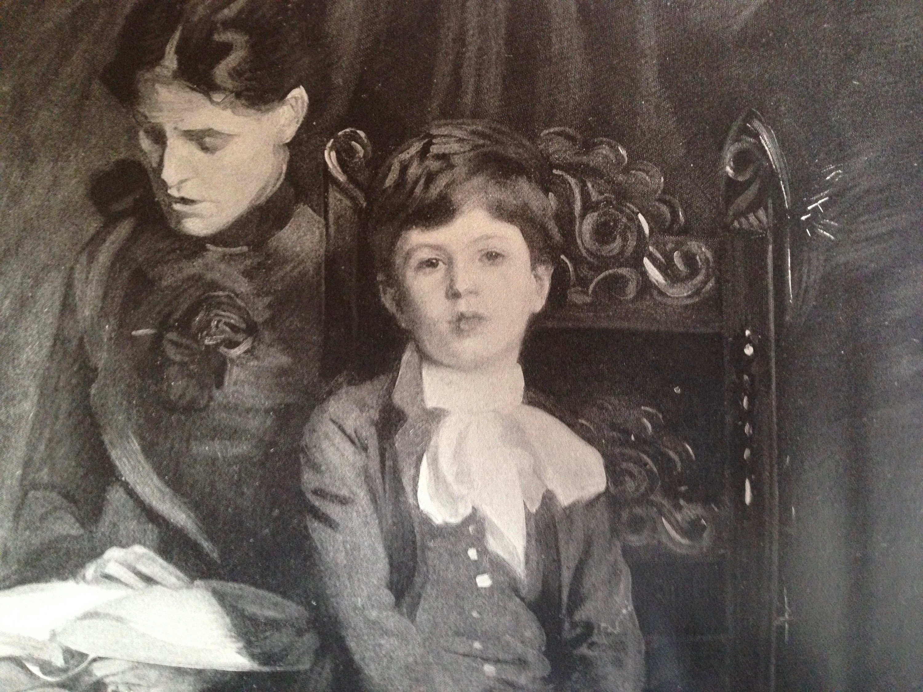 Portrait of A Boy John Singer Sargent Antique Engraving to Frame