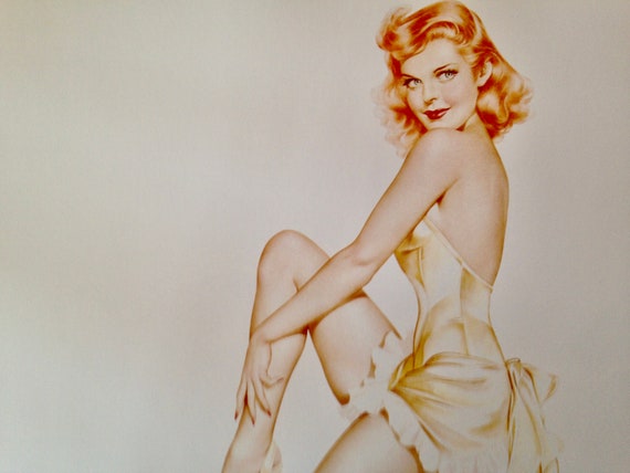 Varga Girl Miss March 1946 Redhead Bombshell Lingerie Pinup Girl Poster  Print to Frame Mid Century Cheesecake Art 1940s - Etsy