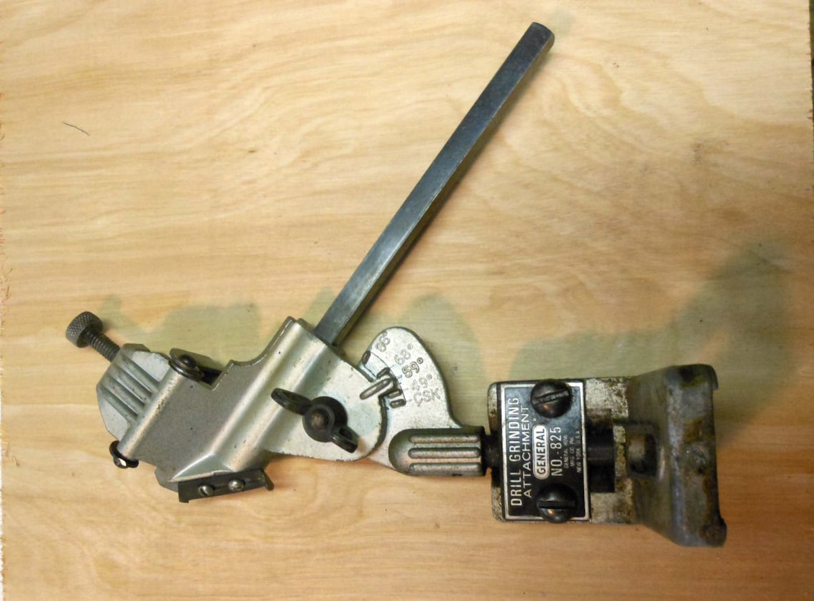 Drill Grinding Attachment General Hardware No.825 1960s Etsy