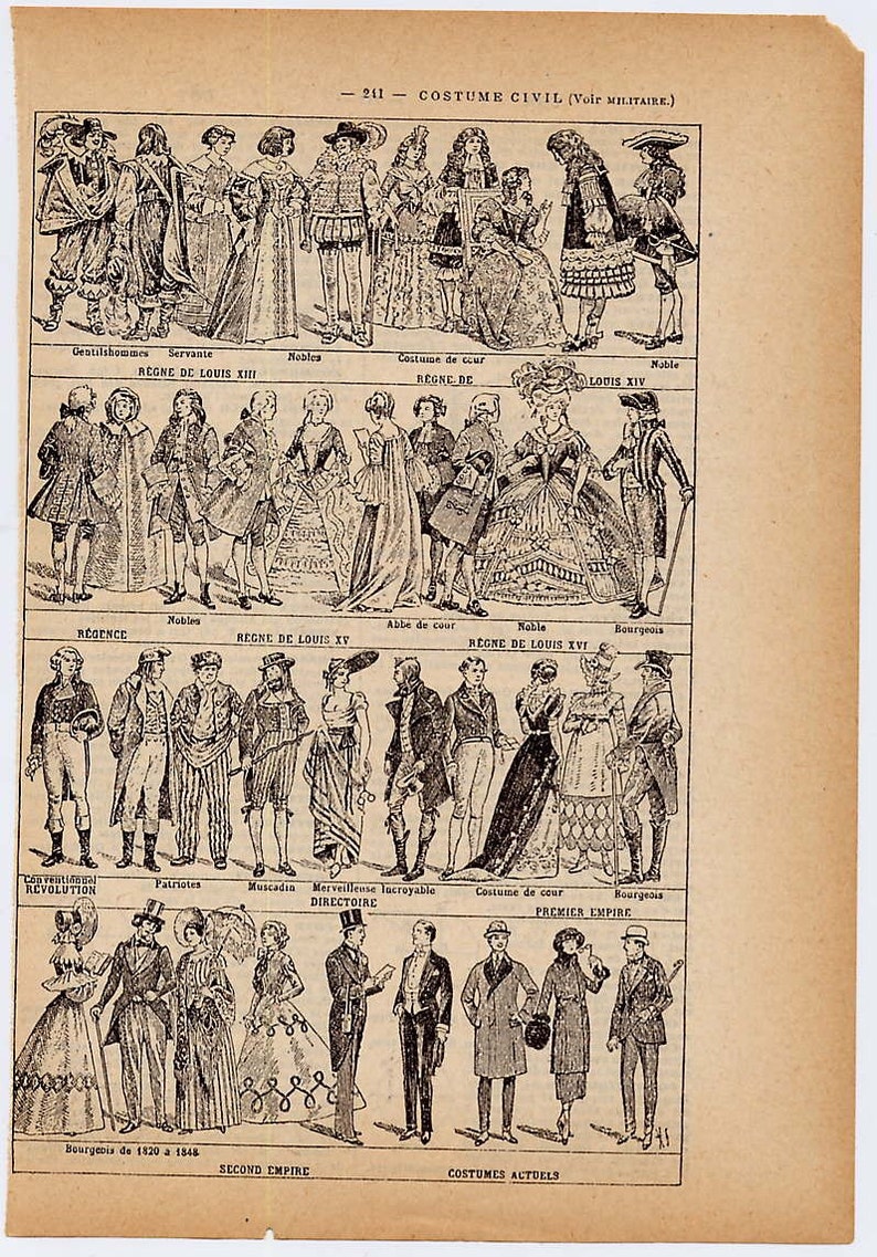 Costume Boutique French Fashion 1941 La Boutique De Costumes