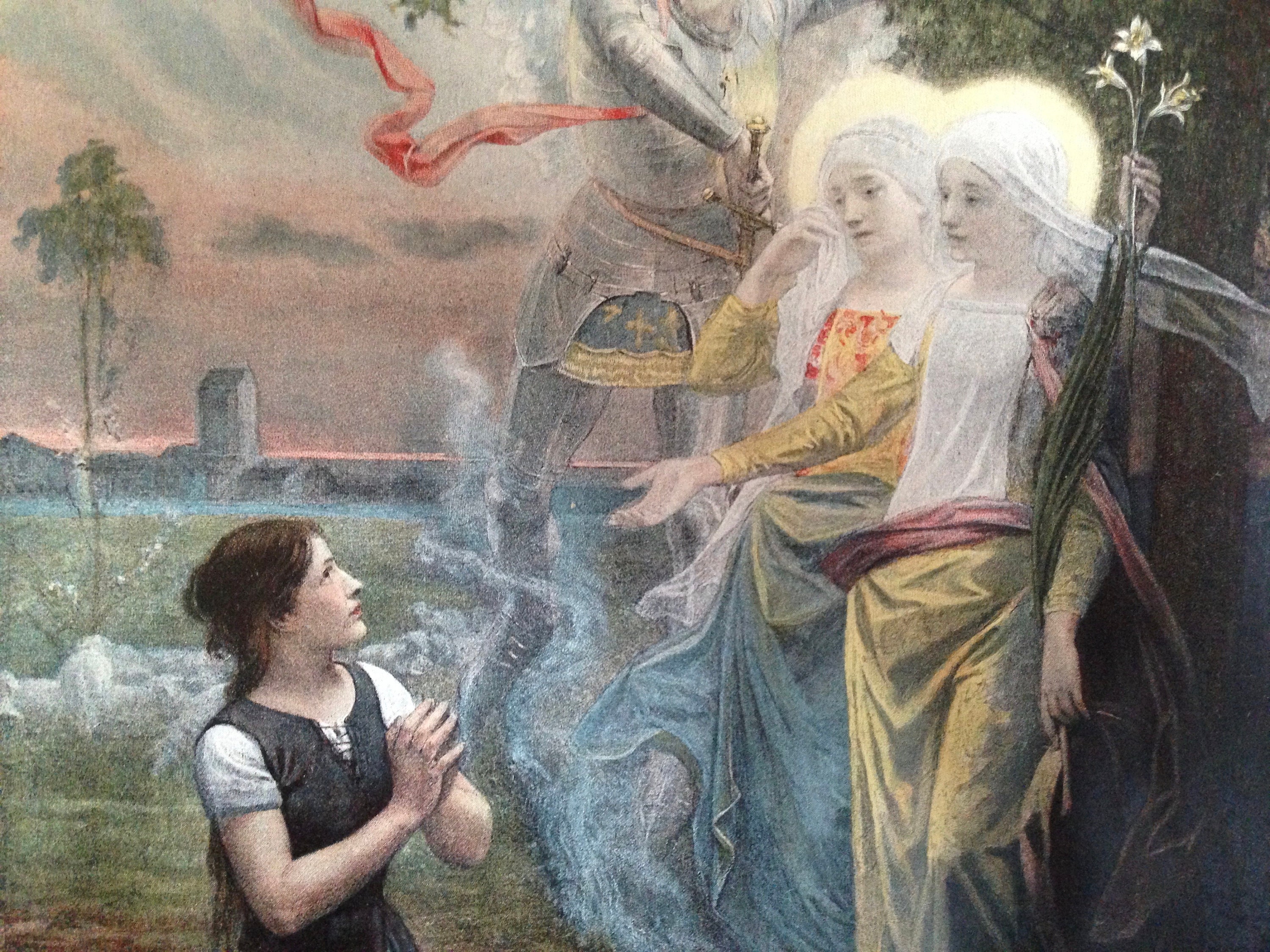 Joan Of Arc Listening To The Voices Diogenes Ulysses Maillart 1896 Antique  Lithograph Engraving To Frame Large Size Print - Etsy 日本, image size:3000x2250