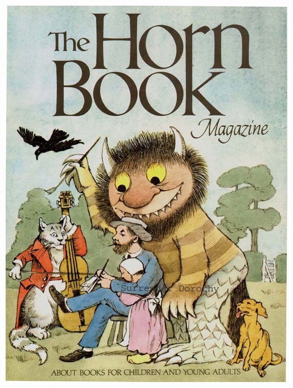 Horn Book Magazine Maurice Sendak Wild Thing Vintage Original