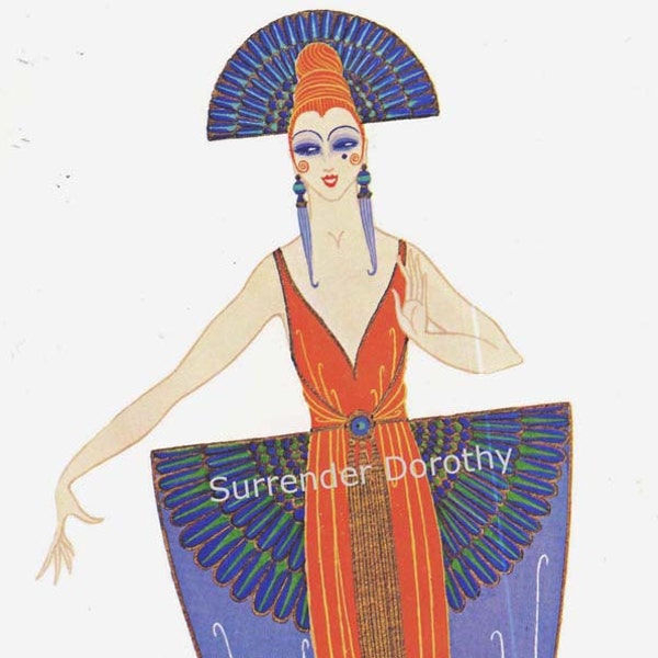 Mistress Of Ceremonies Folies-Bergere, Paris 1922 By Erte'
