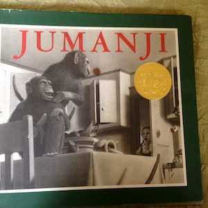 Jumanji Chris Van Allsburg 1981  First Edition Children's Book Caldecott Award Medal