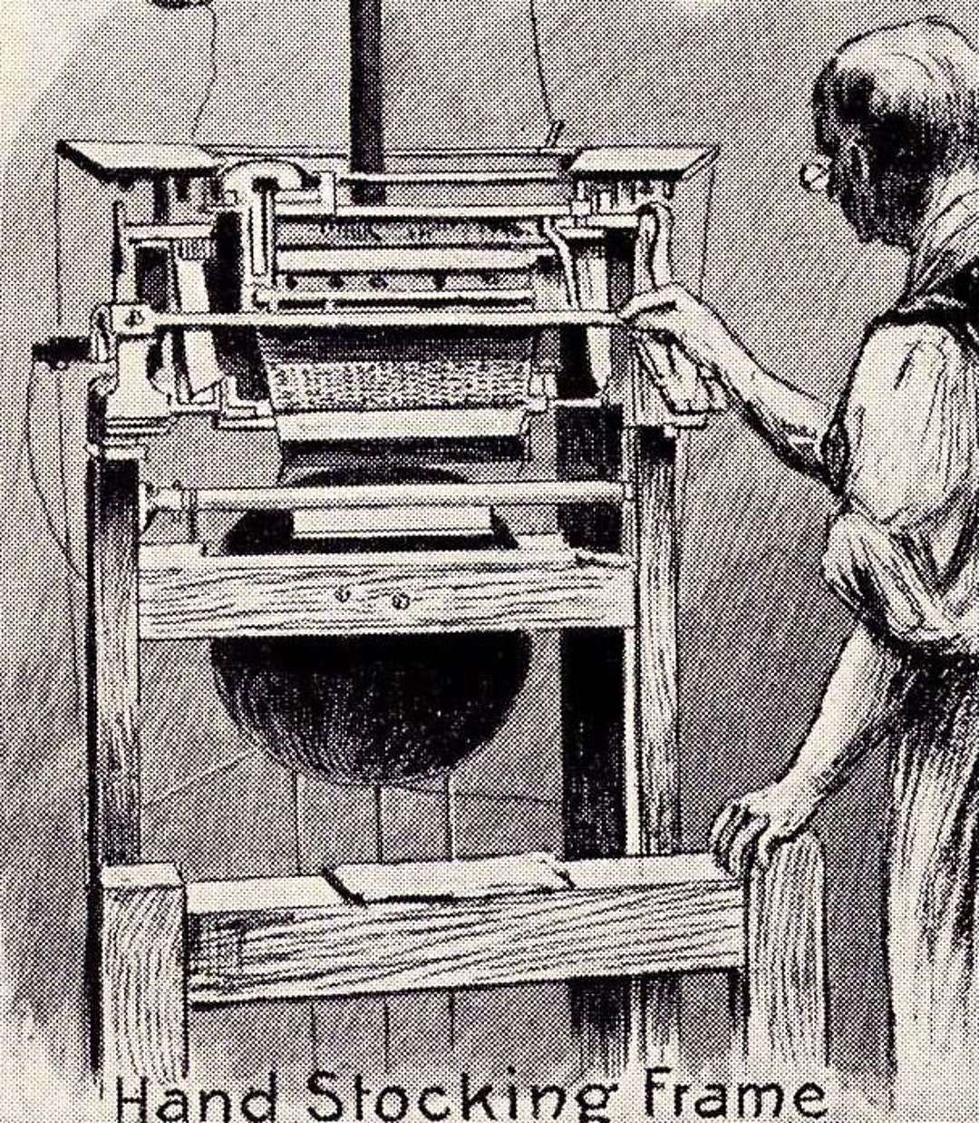 How Knitting Machines Work Early Invention Vintage Etsy