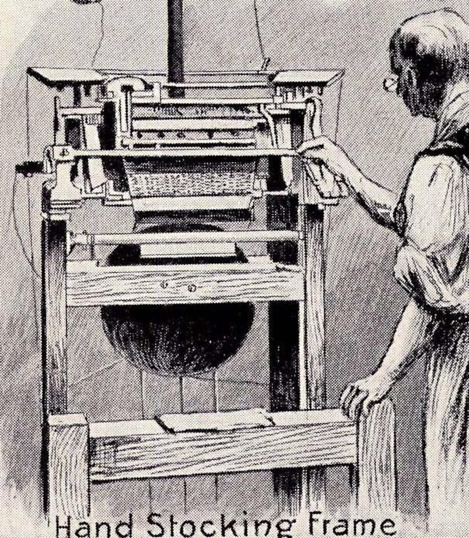 How Knitting Machines Work Early Invention Vintage Etsy