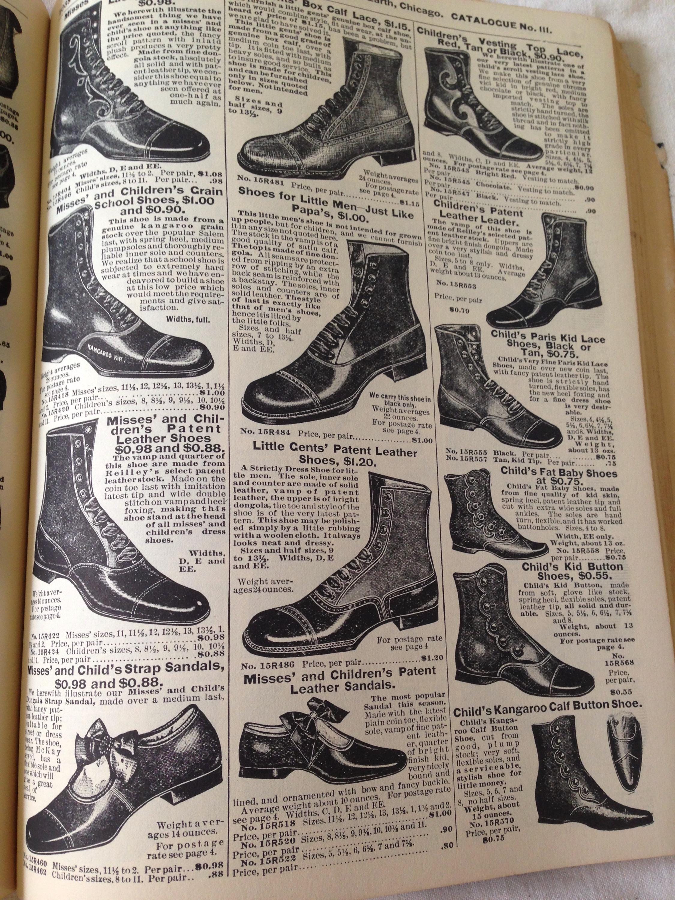 1902 Sears Roebuck Catalogue Fashion Furnishings Tools Appliances