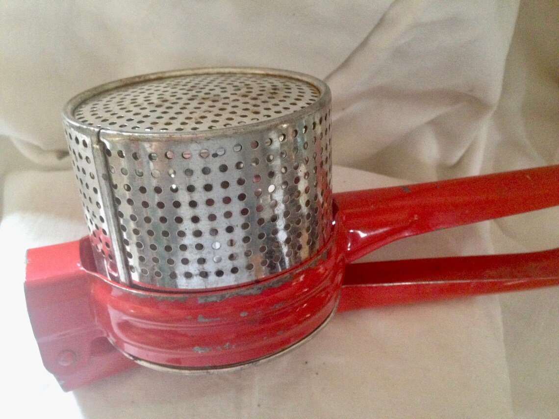 Vintage Potato Masher Ricer 1940s WWII Country Kitchenware Etsy