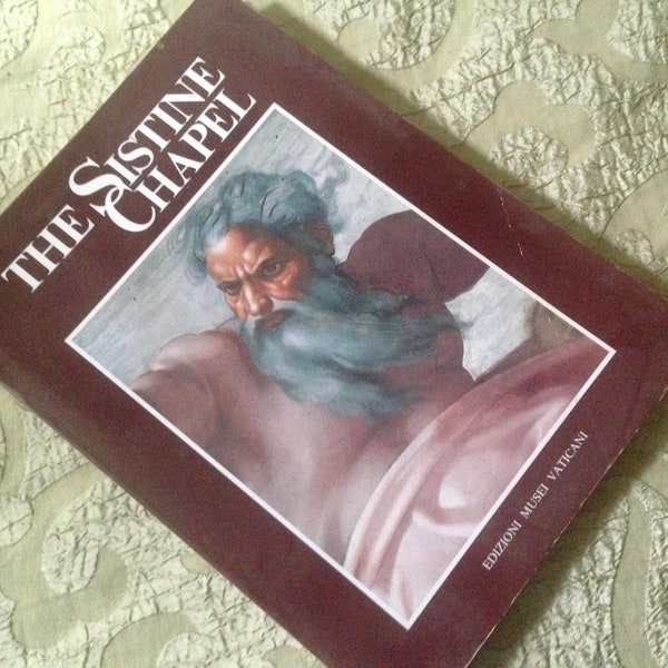 The Sistine Chapel Art History Book Gorgeous Color Plates 1993 Softcover