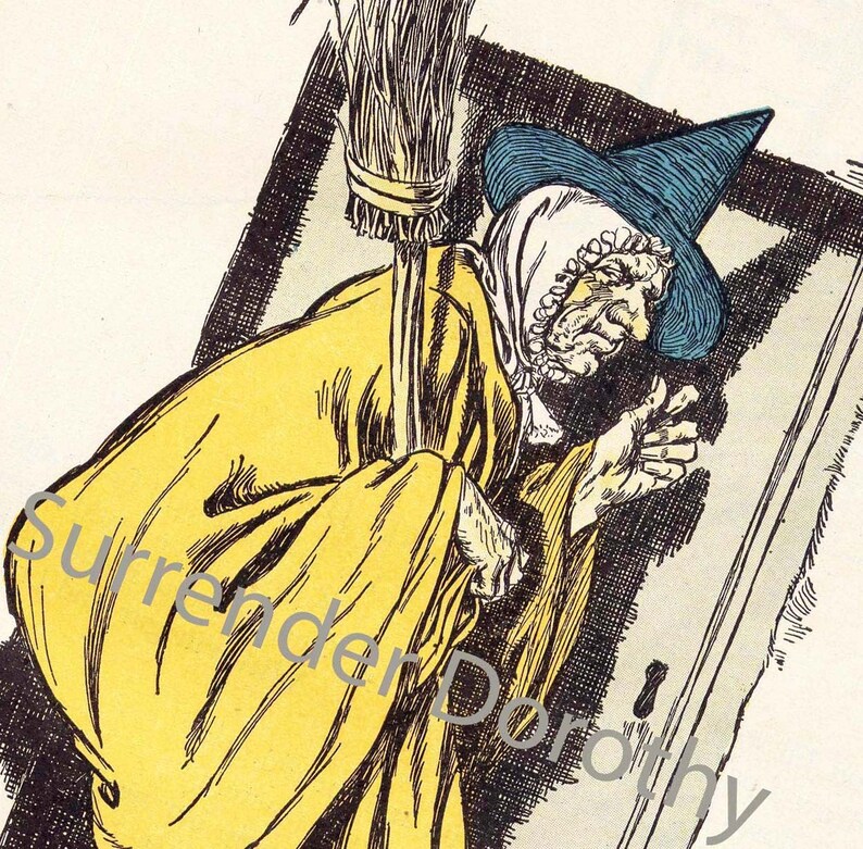 Witch at the Door Arthur Rackham 1927 Original Children's Lithograph ...