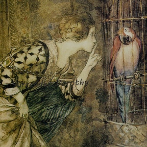 May Colvin Arthur Rackham Vintage Kinderzimmer Lithographie Kunstdruck Zum Einrahmen