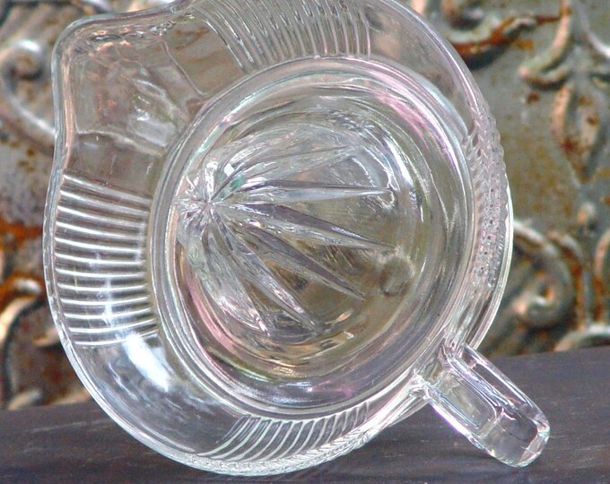 Glass Citrus Reamer Vintage Orange Grapefruit Lemon or Lime Etsy