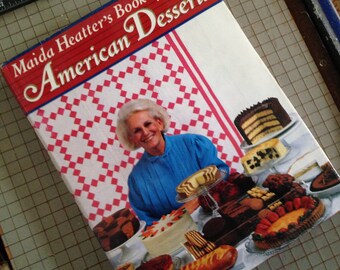 Maida Heatter's Book Of Great American Desserts Hardcover Cook Book 1985 Cook Book