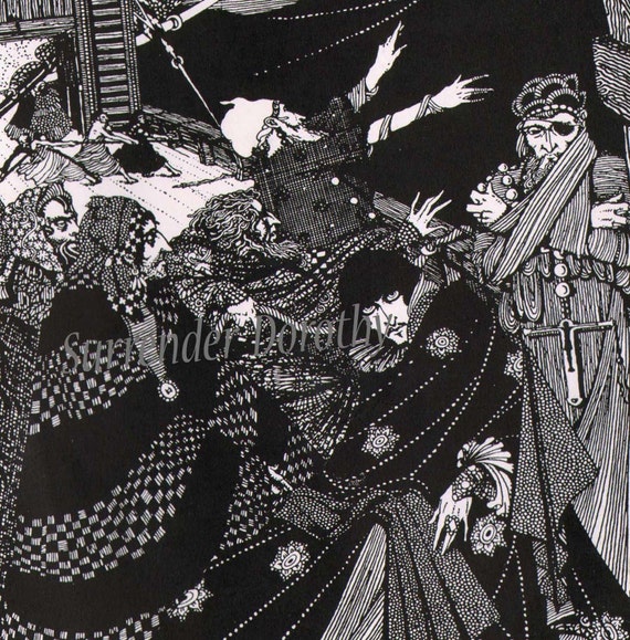 瓶の中に見つかった原稿 ハリー・クラーク 1933年 エドガー・アラン