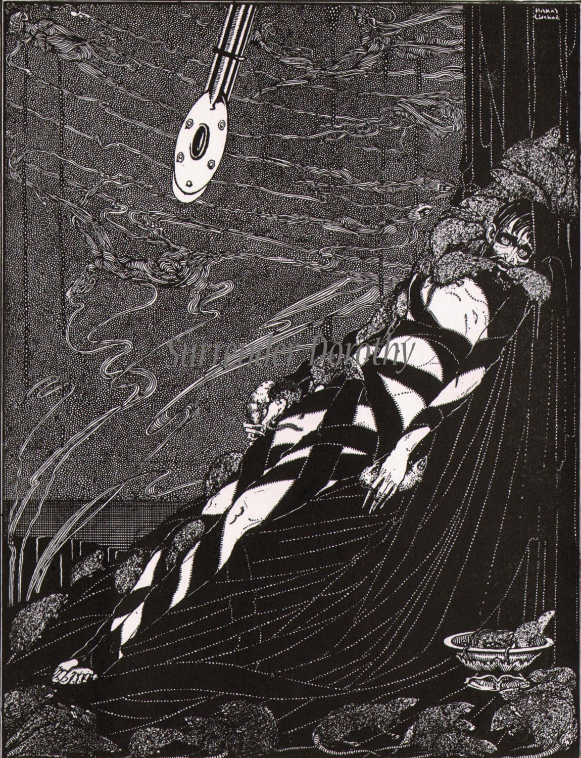 穴と振り子 ハリー・クラーク 1933年 エドガー・アラン・ポー