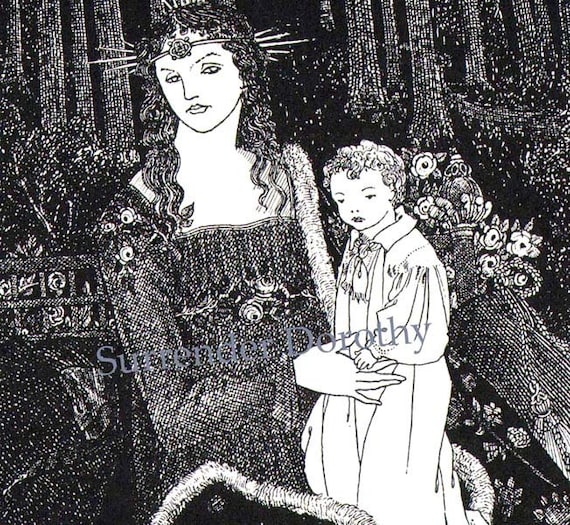 Mother & Child Aubrey Beardsley 1895 Vintage Victorian Madonna