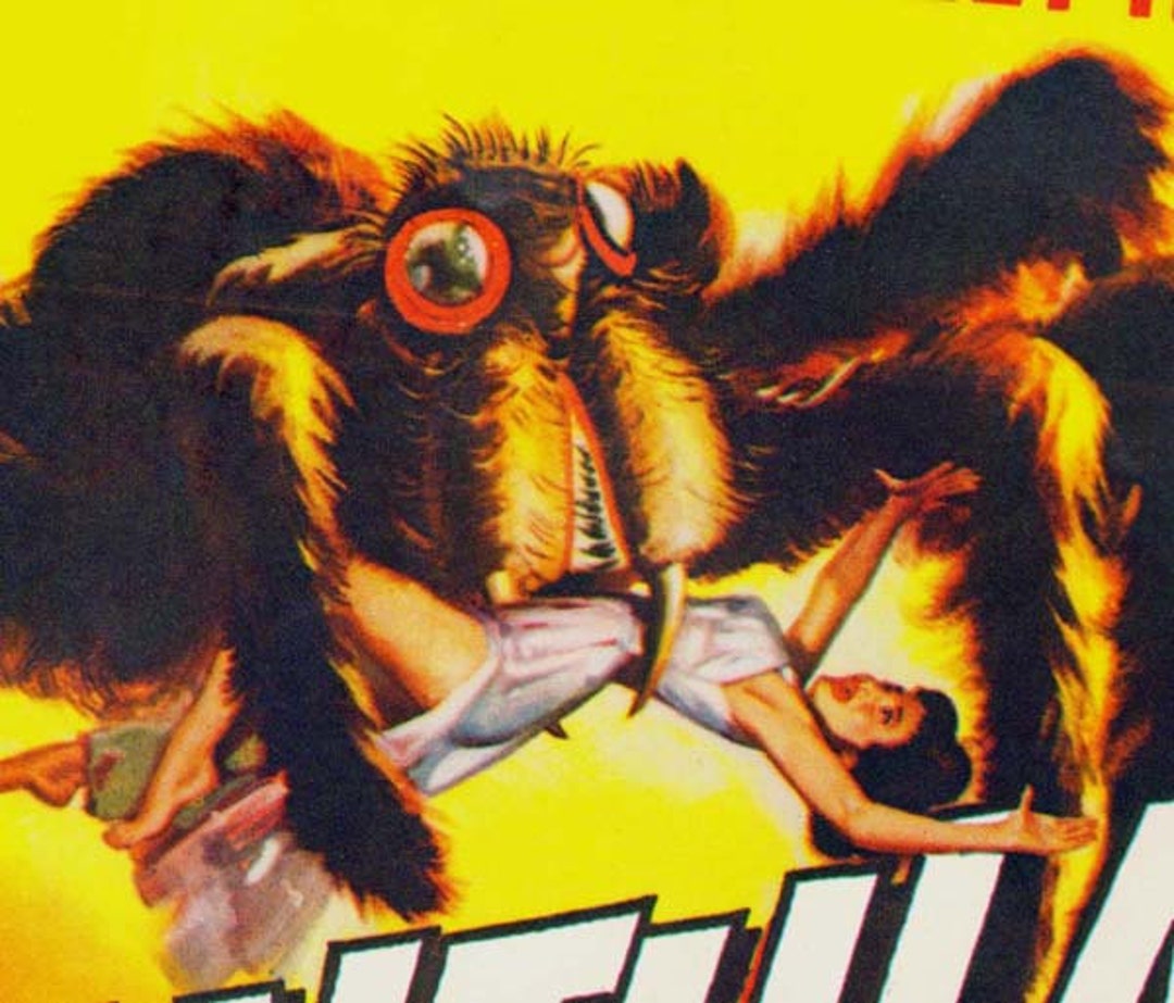 Tarantula Giant Monster Spider 1950s Sci Fi Horror Movie Poster