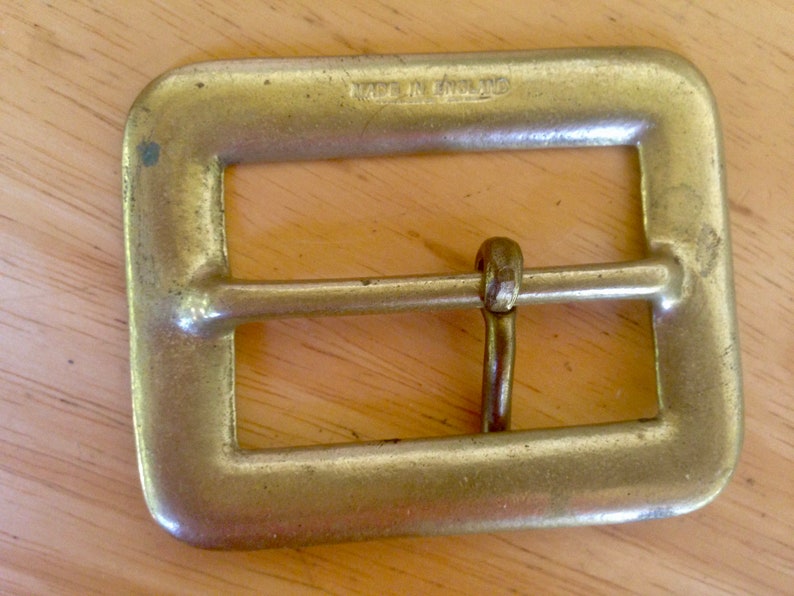 BIG Brass Horse Harness Buckle Handmade Tack Hardware From A Etsy
