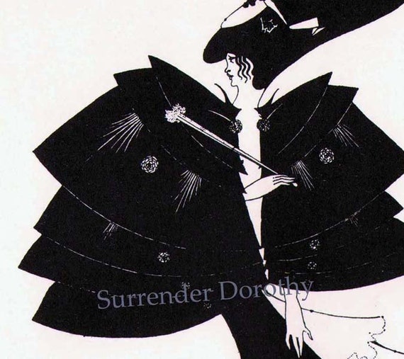 サロメ アートパネル オーブリービアズリー THE BLACK CAPE