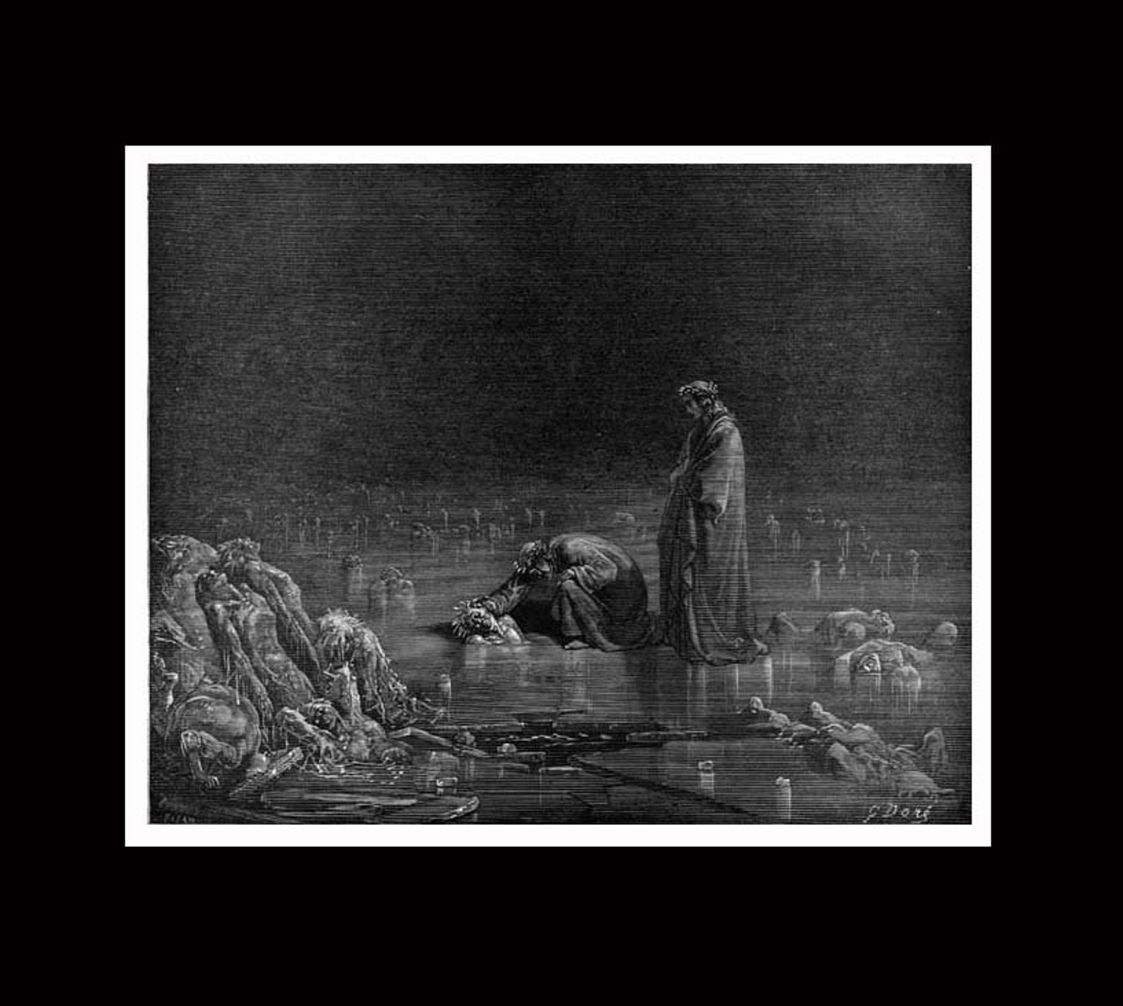 Dante Addresses Traitor Bocca Degli Abati Inferno Canto 32 | Etsy