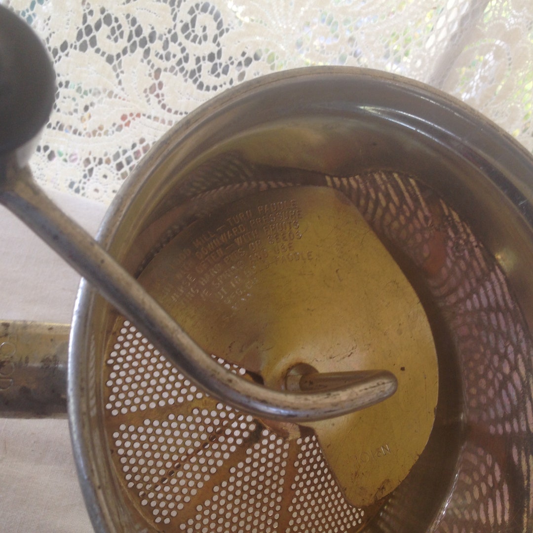 Vintage Foley Food Mill Applesauce Baby Food Home Canning Etsy