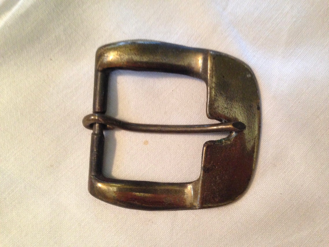 Large Horse Harness Buckle Handmade of Heavy Brass From A - Etsy