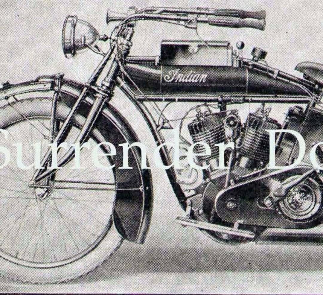 Indian Motorcycles 1920s Transportation Print All the Rage