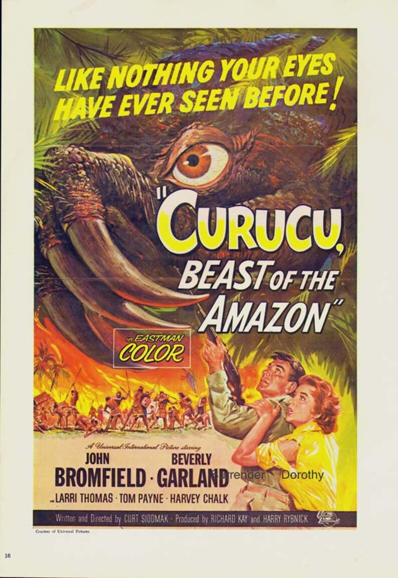 Tarantula Giant Monster Spider 1950s Sci Fi Horror Movie Etsy UK