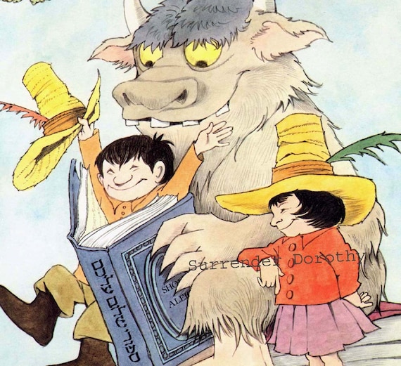 Jewish Book Month Maurice Sendak Nursery Poster to Frame - Etsy