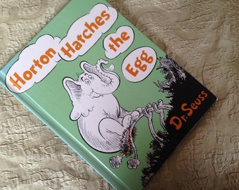 Horton Hatches The Egg Dr. Seuss Random House Book Club Edition Hardcover Children's Book