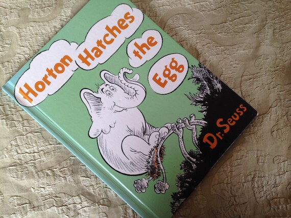 Horton Hatches the Egg Dr. Seuss Random House Book Club Edition