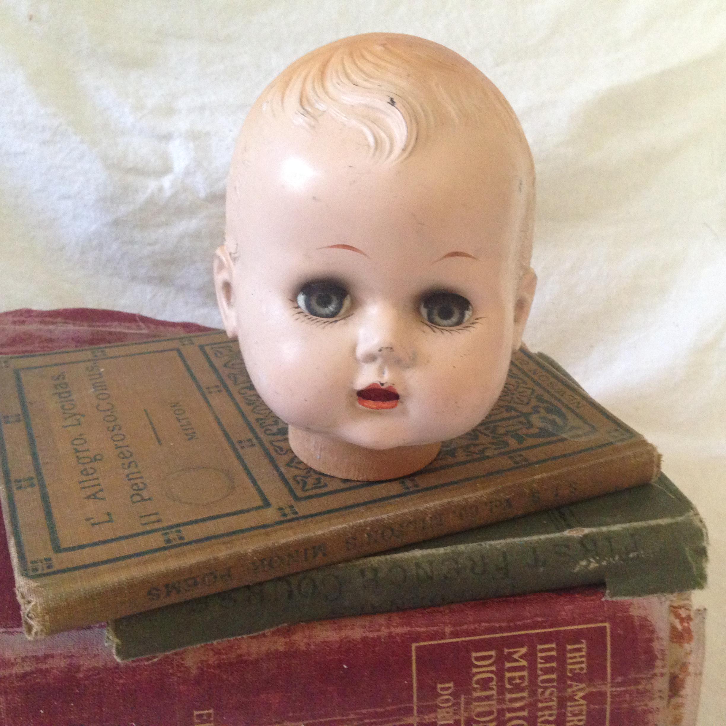 Doll Head Imperial Crown Toy Co. Hand Painted 1940s - Etsy